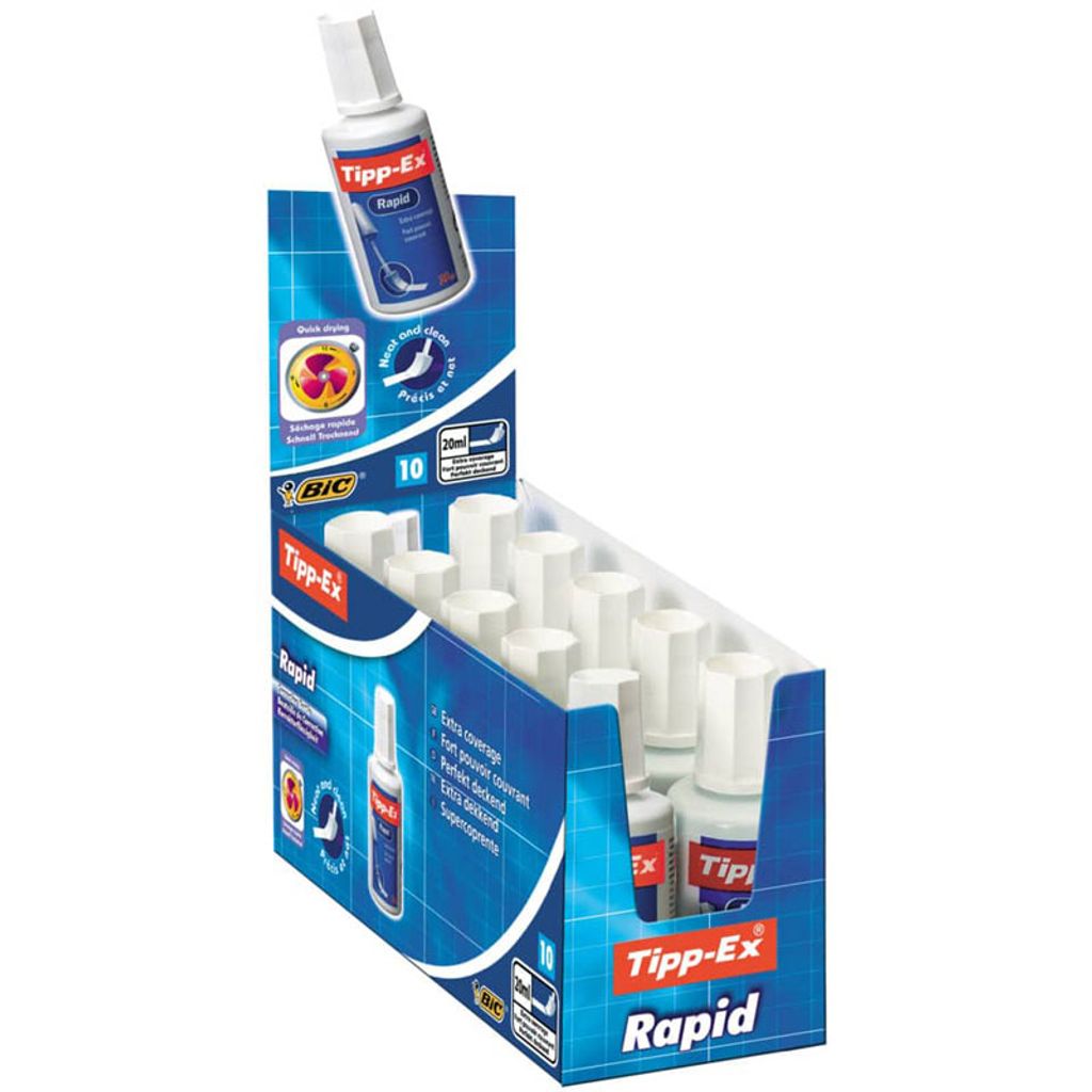 TIPP-EX Rapid, 20 ml, Modrá, Bílá Obrázek produktu 