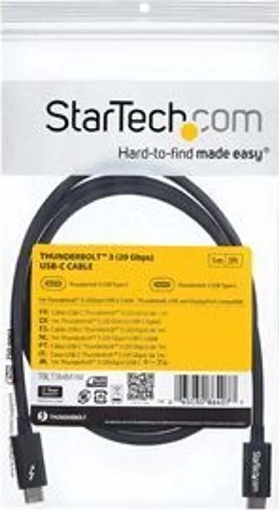 StarTech.com Câble Thunderbolt 3 USB-C 20Gbit/s 1m Haute Performance - 4