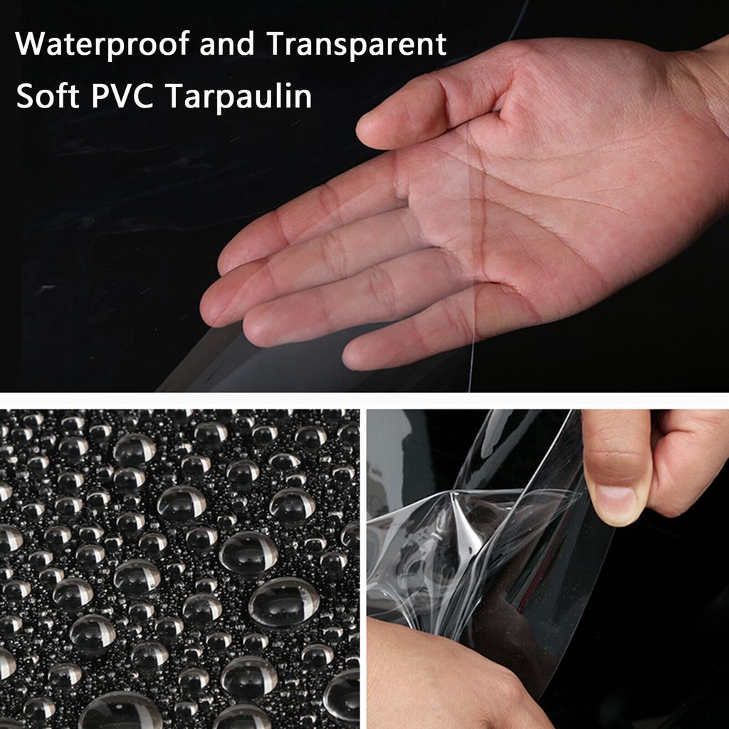 Topchances Transparent PVC Plane mit Ösen Trennvorhänge, Produktbild 9