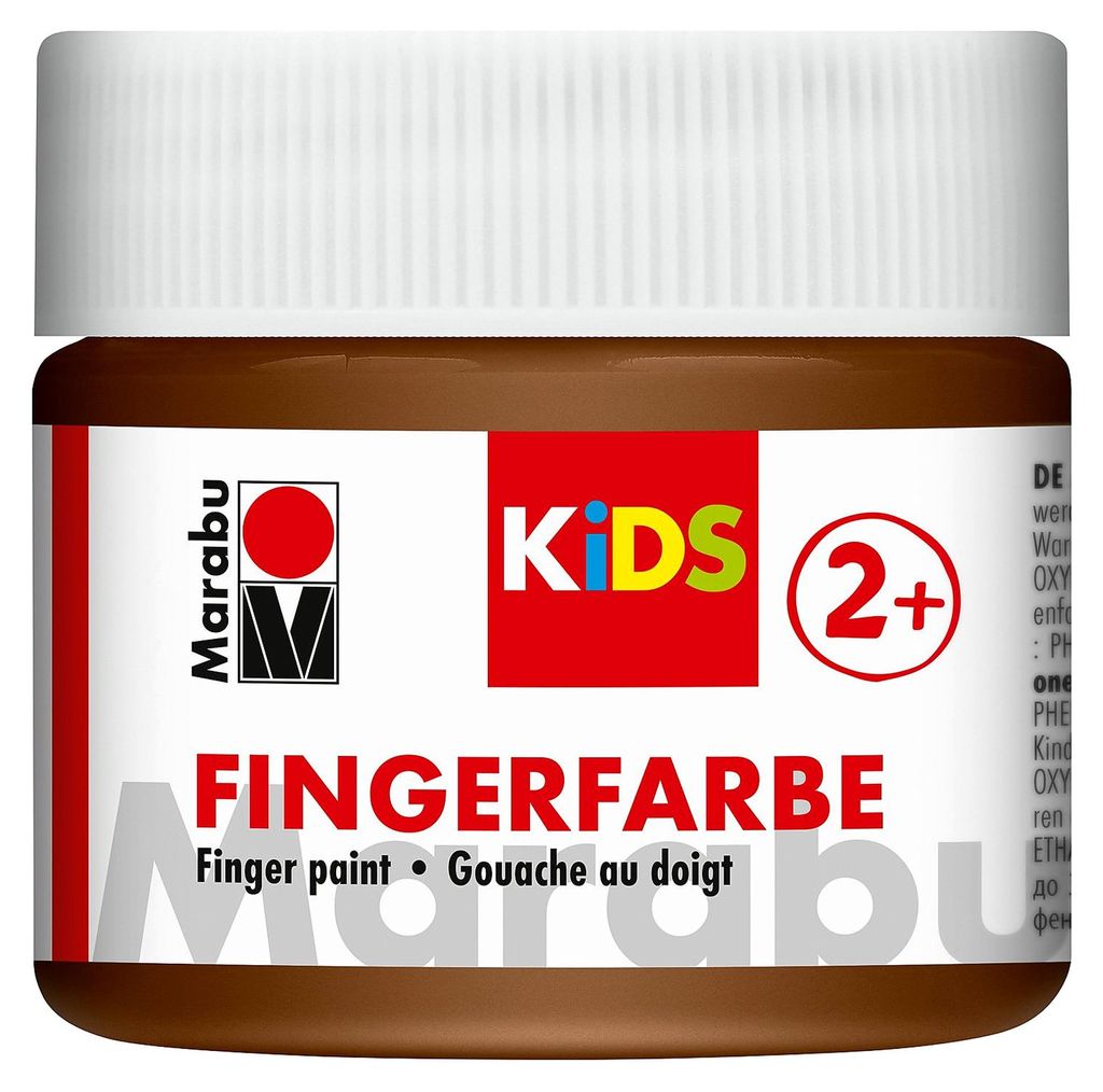 Marabu KiDS Fingerfarbe 100 ml braun 285 Produktbild 