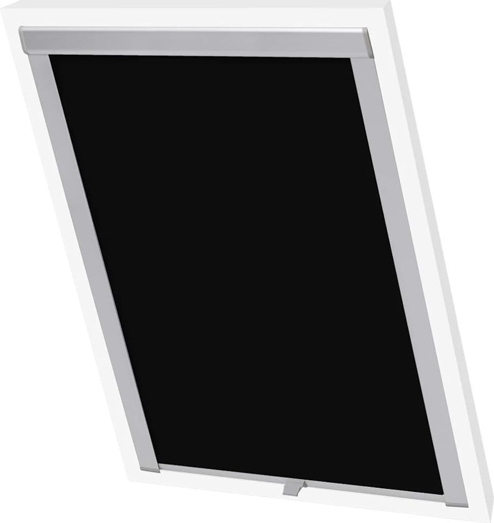 vidaXL Verdunkelungsrollo Schwarz P08/408 GGL und GGU Produktbild 