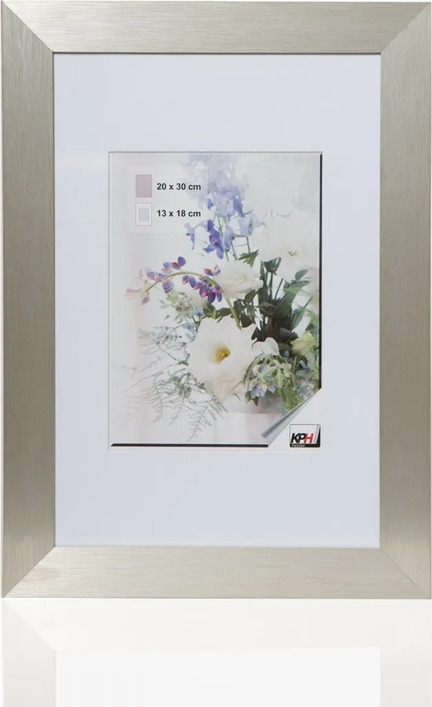 Cadre photo aluminium champagne 30x45 AL-60 design fin et moderne