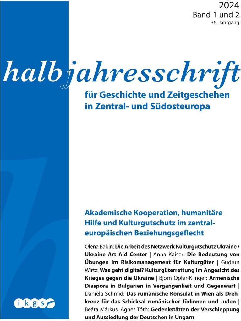 Halbjahresschrift 2024