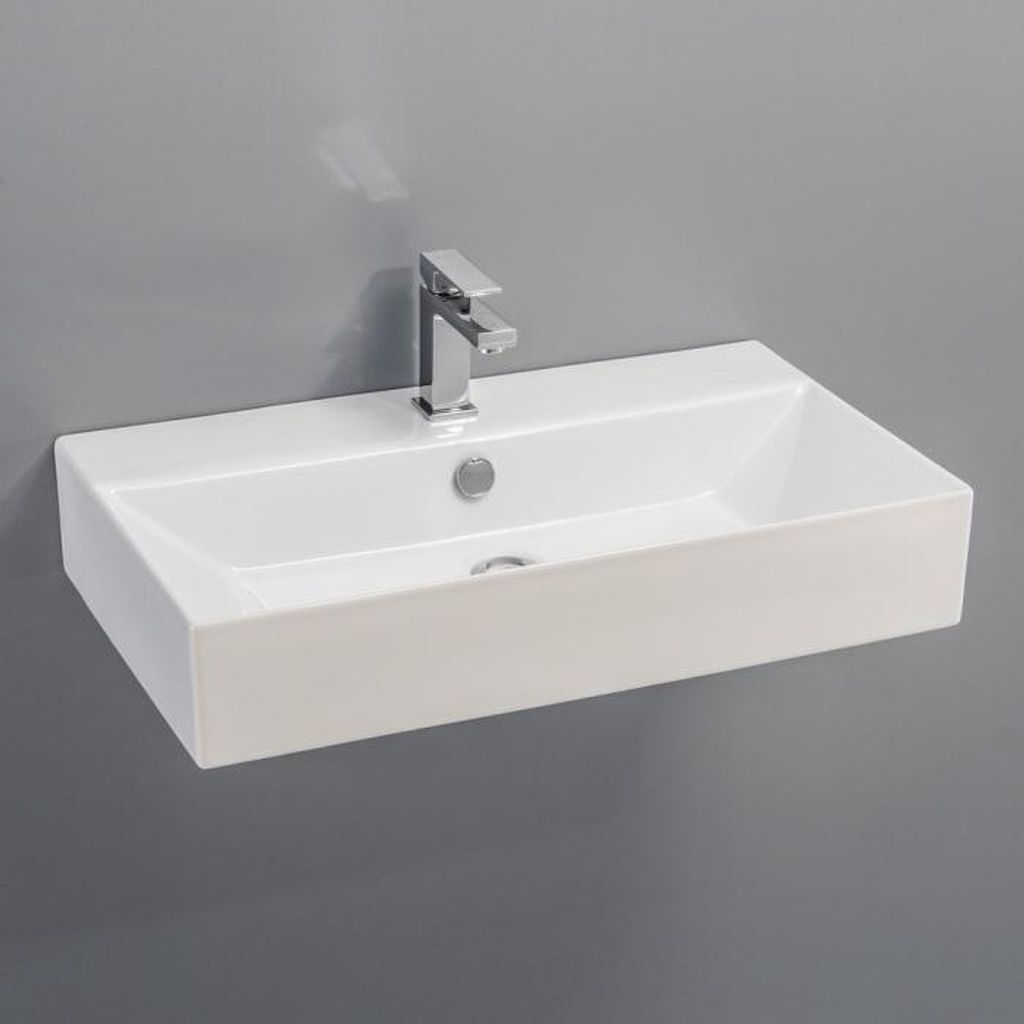SISTEMA keramické umyvadlo 70x42cm, bílé Obrázek produktu 