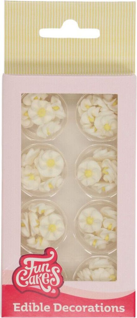FunCakes Zucker Dekorationen Mini Blumen Weiß pk/56 Produktbild 
