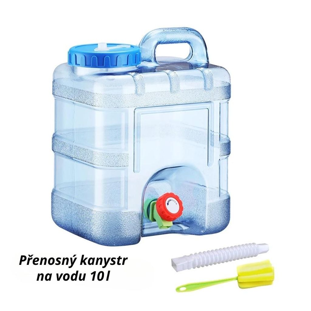 Kanystr na vodu 10 l - přenosná nádoba na pitnou vodu s Obrázek produktu 