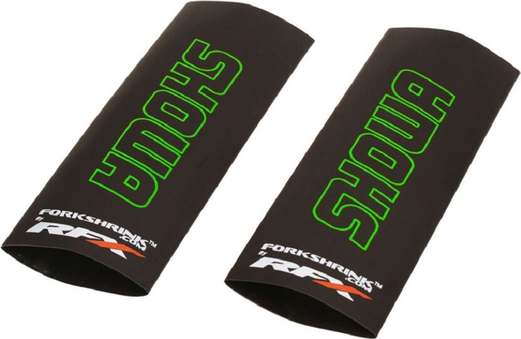 RFX Race Series Gabelschrumpfschlauch - Schutz mit Showa-Logo - Grün