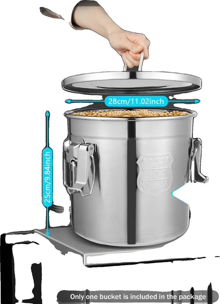 Sistema Sottovuoto Acciaio Inox 12L Design Industriale