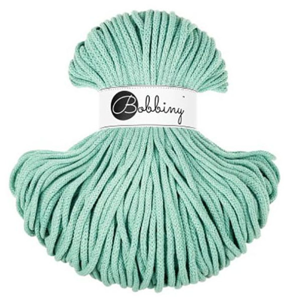 Bobbiny Premium Baumwollkordel 5mm 100m Jelly Mint – , Produktbild 