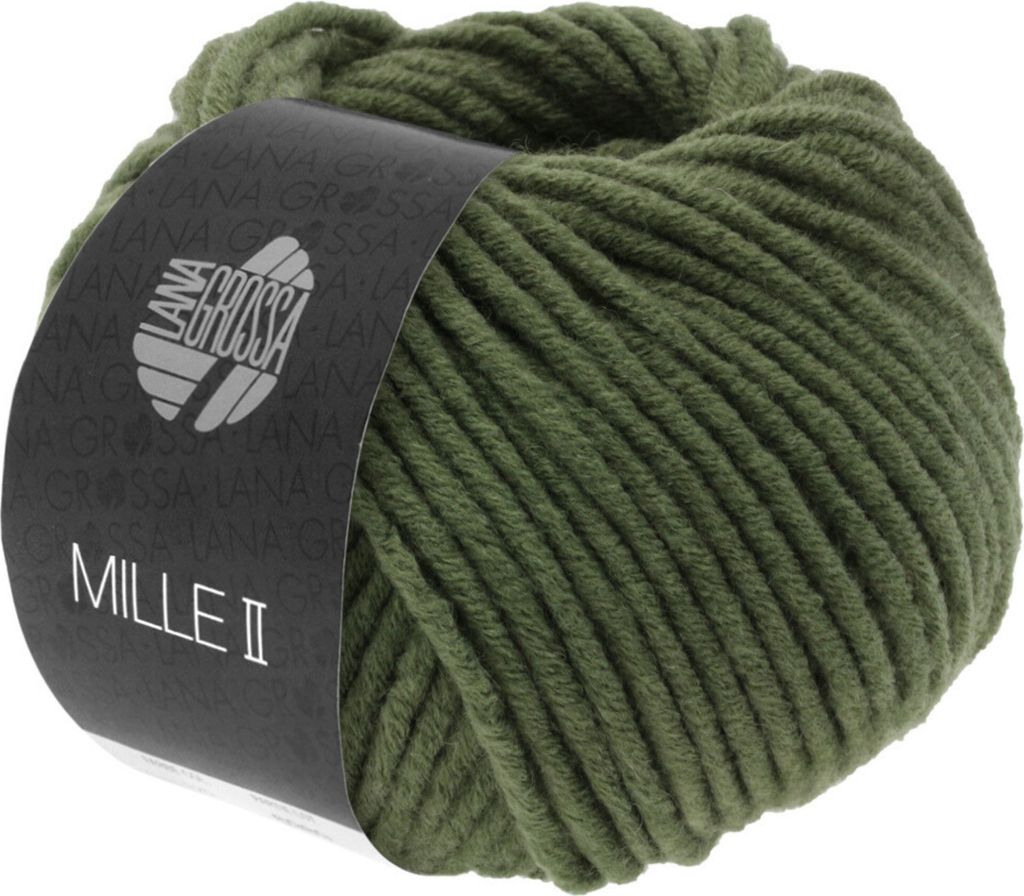 Lana Grossa - Mille II 0080 loden Produktbild 
