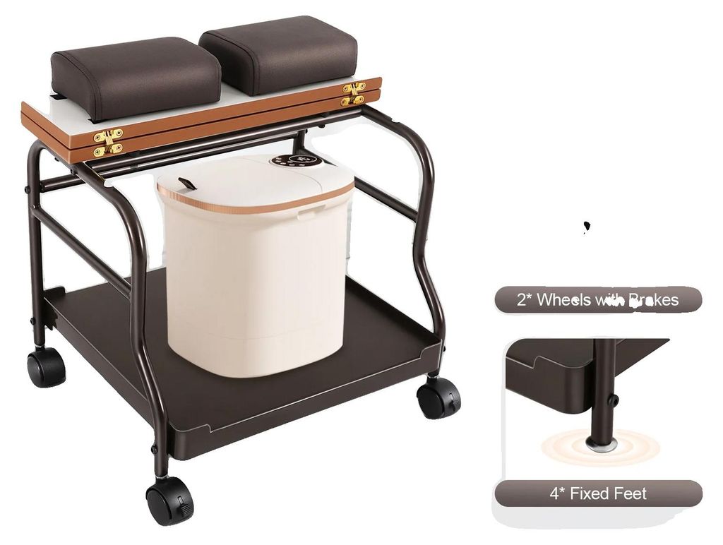 Baignoire de pieds, construction en fer et en bois, design Image du produit 
