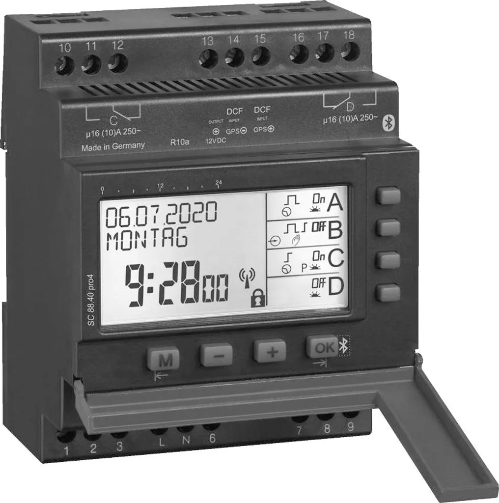Programmateur hebdomadaire Limodor LU4/D digital 4 sorties 99501