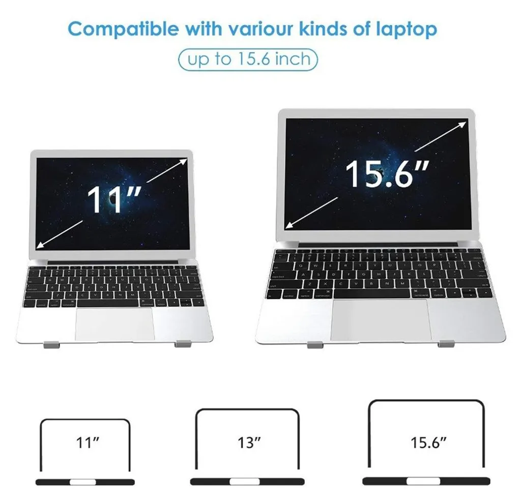 Support tablette pour visioconférence et télétravail - Aluminium Pro - 2
