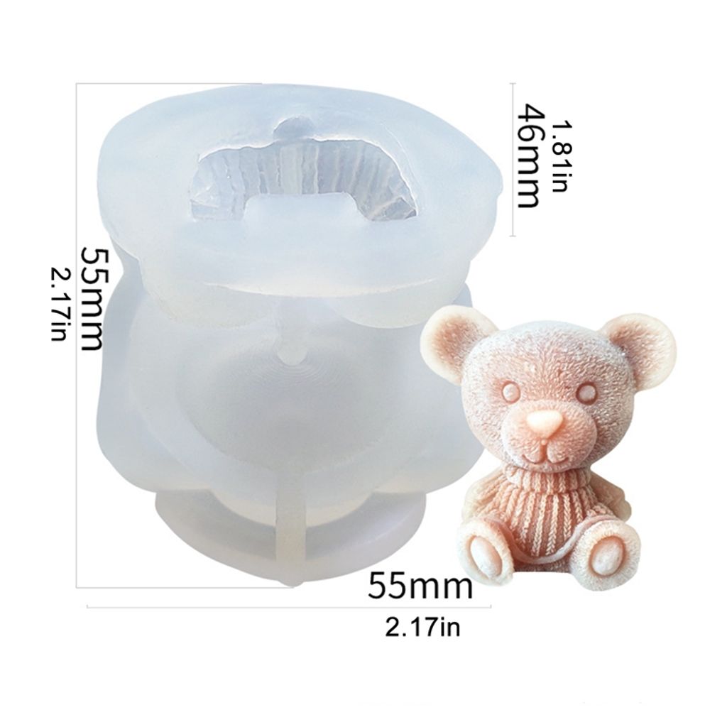 2 Stück Eiswürfelformen, Teddybär 3D Eis | Kaufland.de