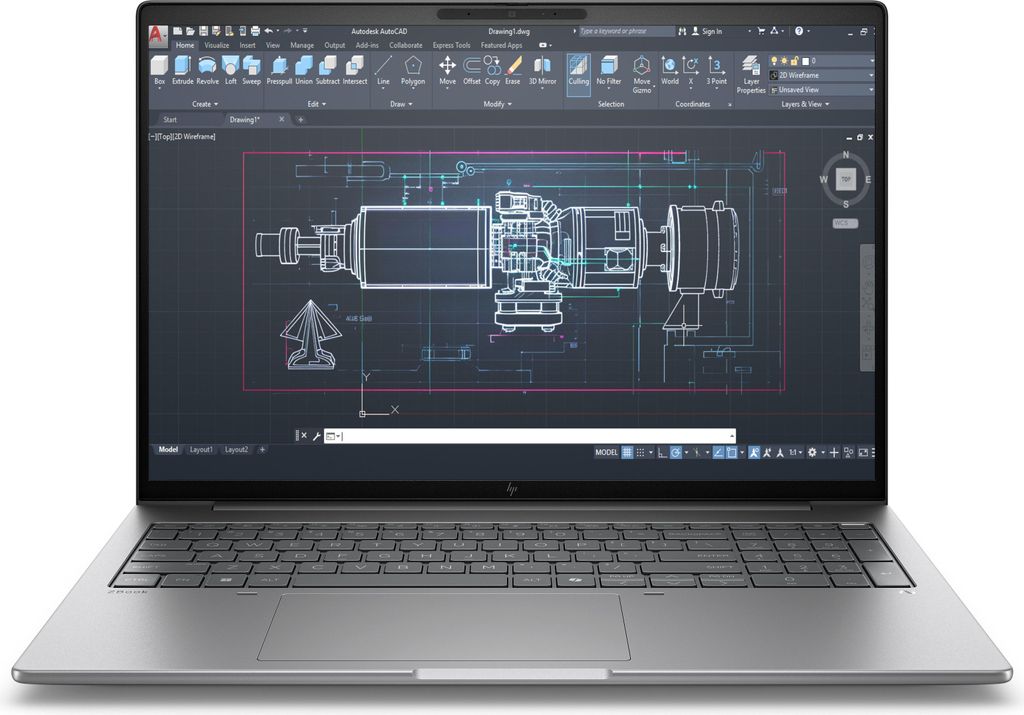 HP ZBook 8 G1i Intel Core Ultra 7 255H Mobiler Arbeitsplatz 40,6 cm (16") WUXGA 32 GB DDR5-SDRAM 1 TB SSD NVIDIA RTX 500 Ada Wi-Fi 7 (802.11be) Win...