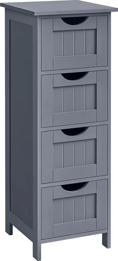 Petit meuble de rangement 4 tiroirs en tissu - Armoire d'appoint légère