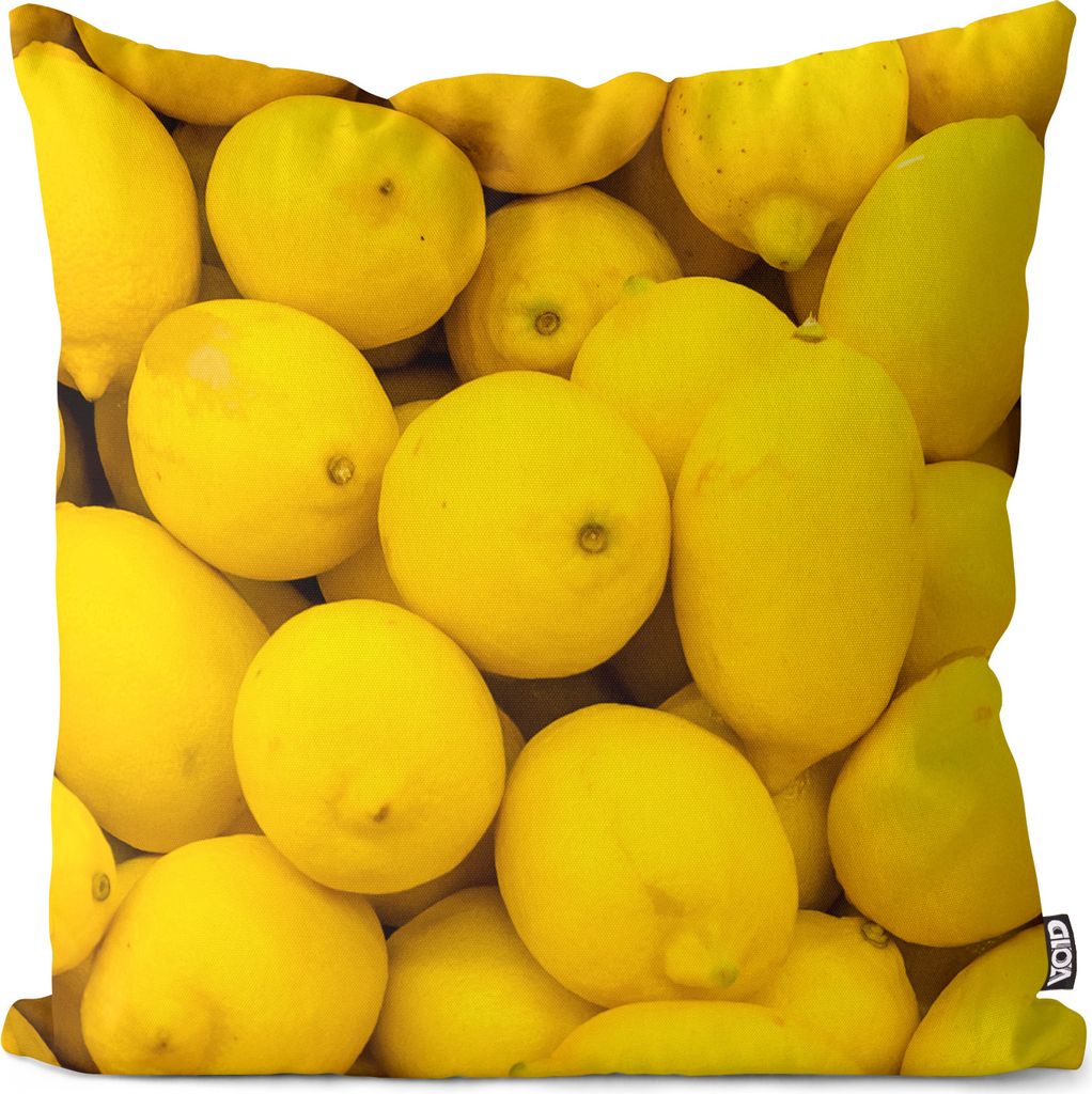 VOID Zitronen Lemons Kissenbezug Kissenhülle Sofakissen Kissen Deko Outdoor-Kissen Dekokissen