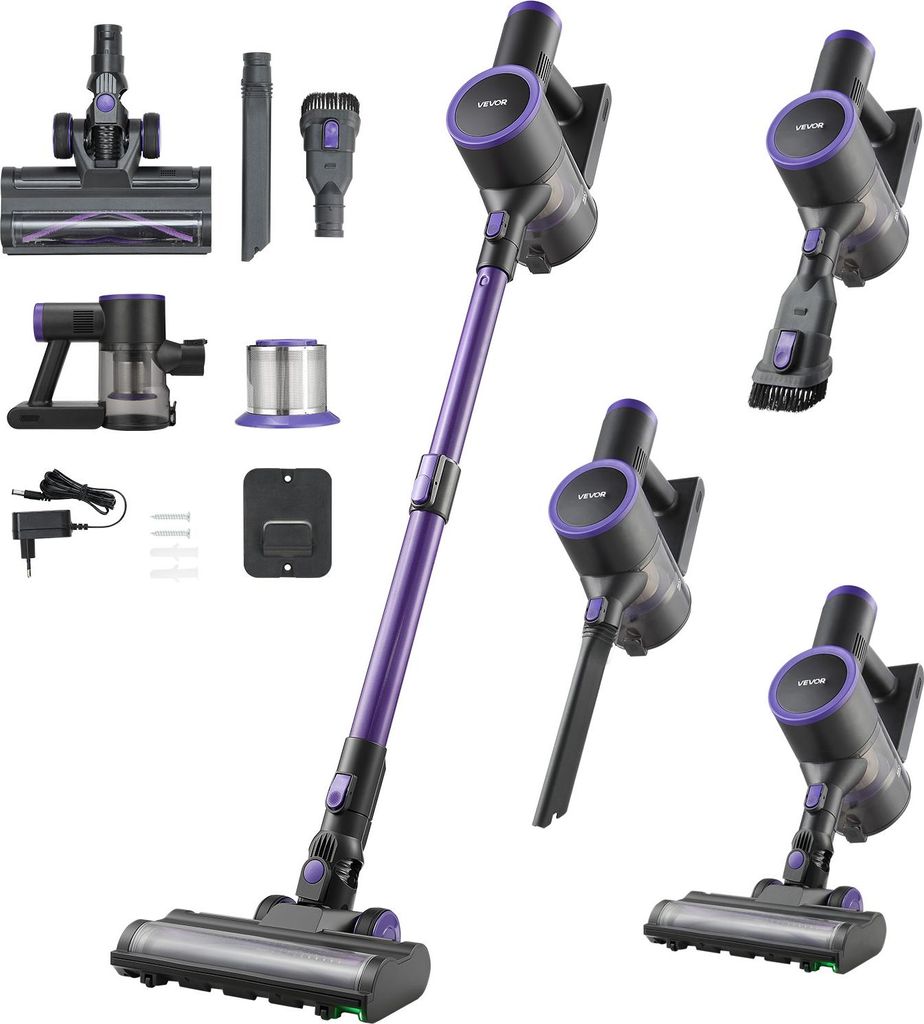 VEVOR Aspirateur sans fil 25 kPa de puissance d'aspiration Image du produit 