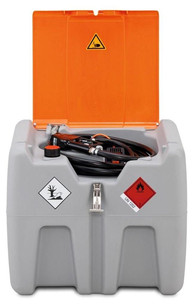 Diesel Mobile Tankanlage CEMO Easy 210 L mit E-Pumpe 12V, CAS kompatibel, ohne Akku und Ladegerät