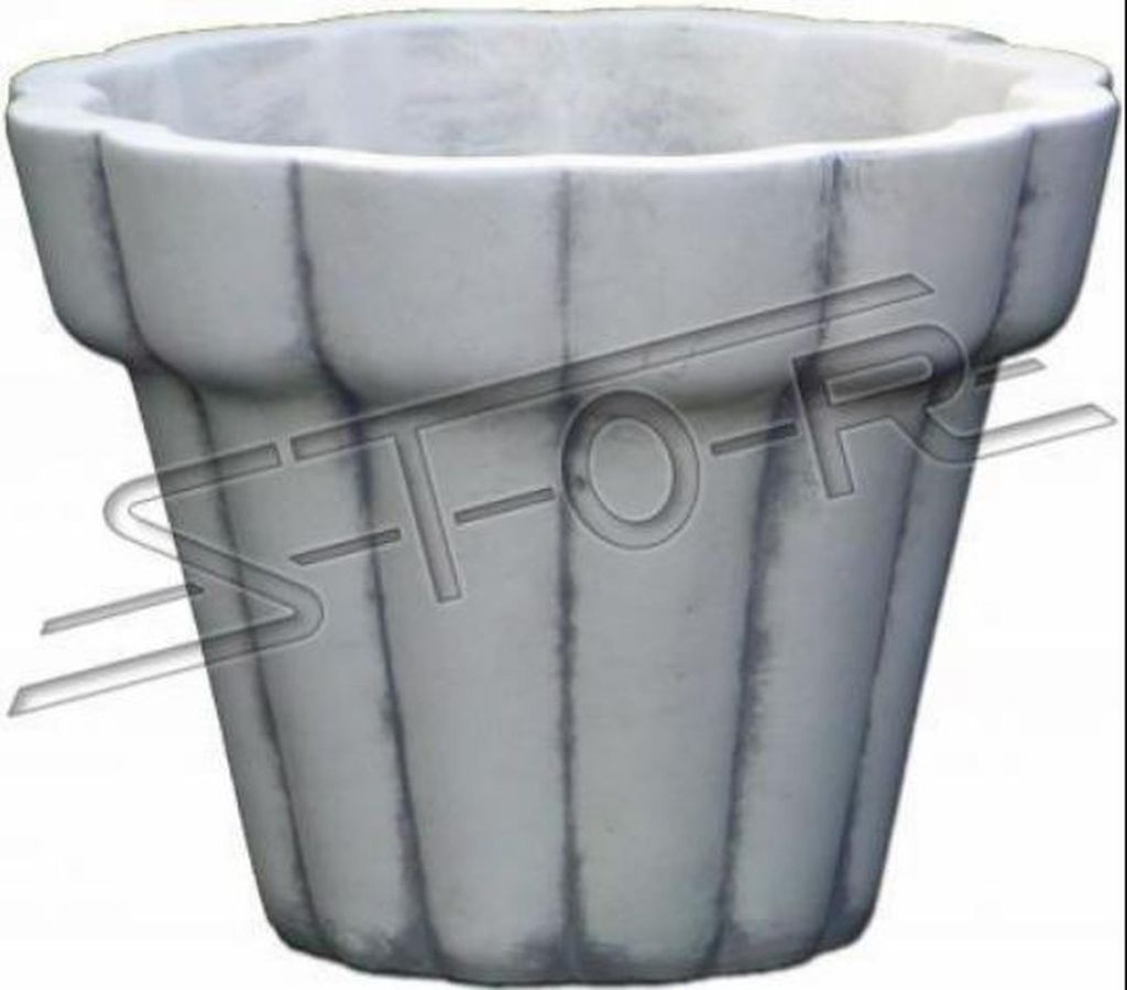 Blumenkorb Blumen Vase Gefäss Garten Terrasse Dekoration Statue Figuren S204060