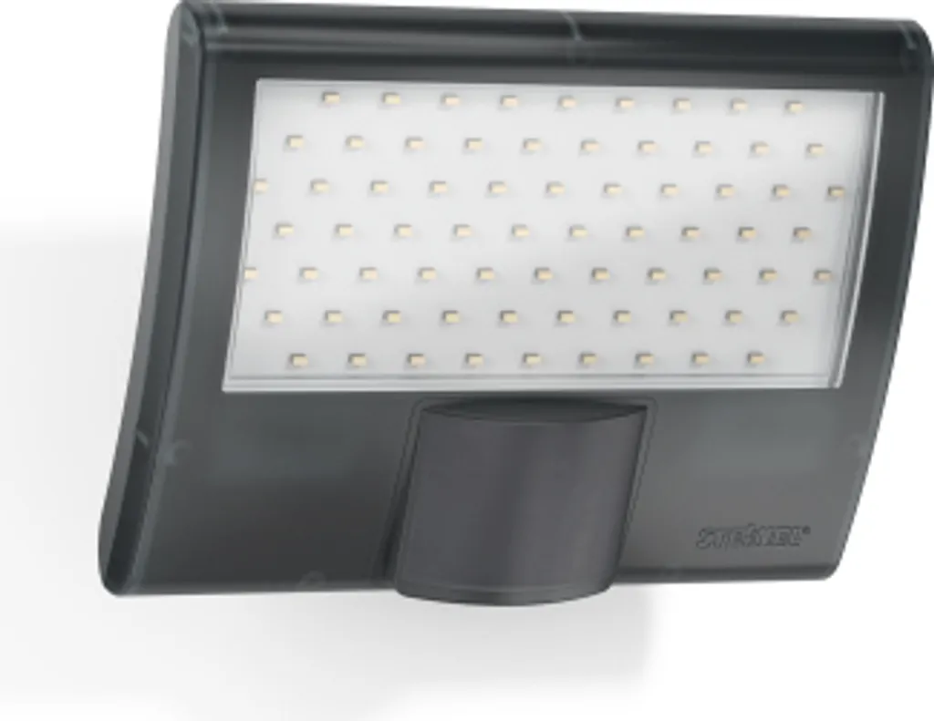 Projecteur à LED pour garage et jardin avec détection automatique gris