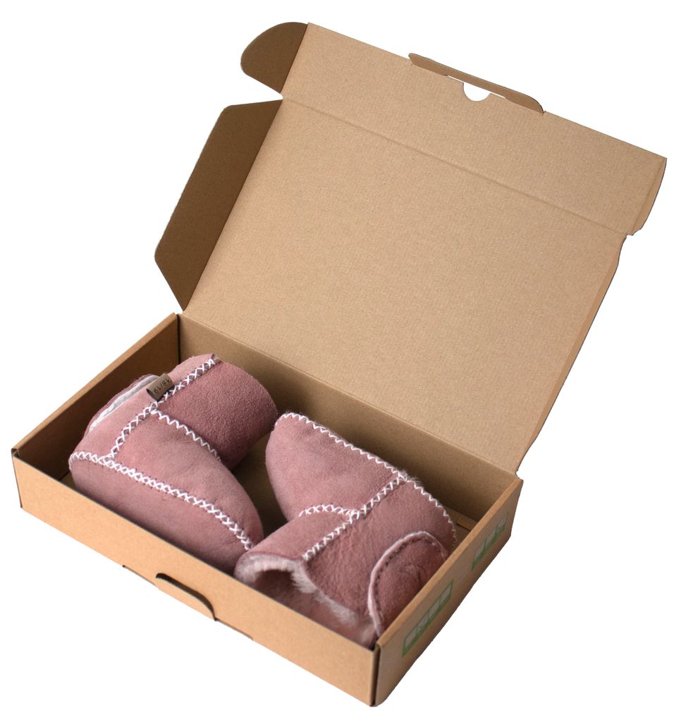 Baby Booties Modell PARIS aus Merino Lammfell mit Produktbild 3