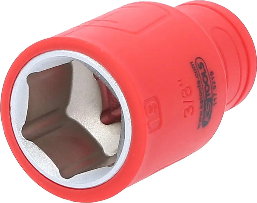KS TOOLS 117.5219 Bussola 19mm per Alta Tensione 3/8" VDE