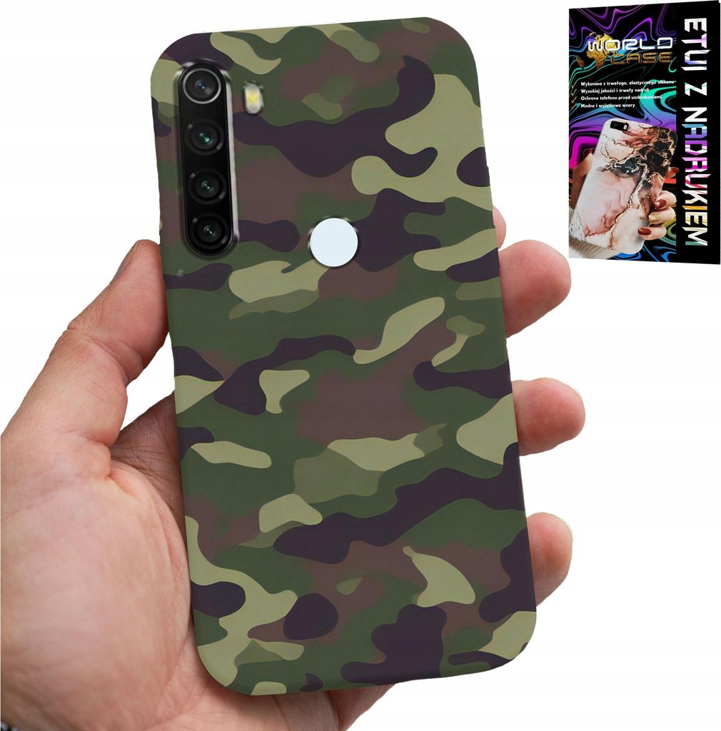 Etui Für Xiaomi Note 8T - Moro, Militärische Farben Militaryfan Etui