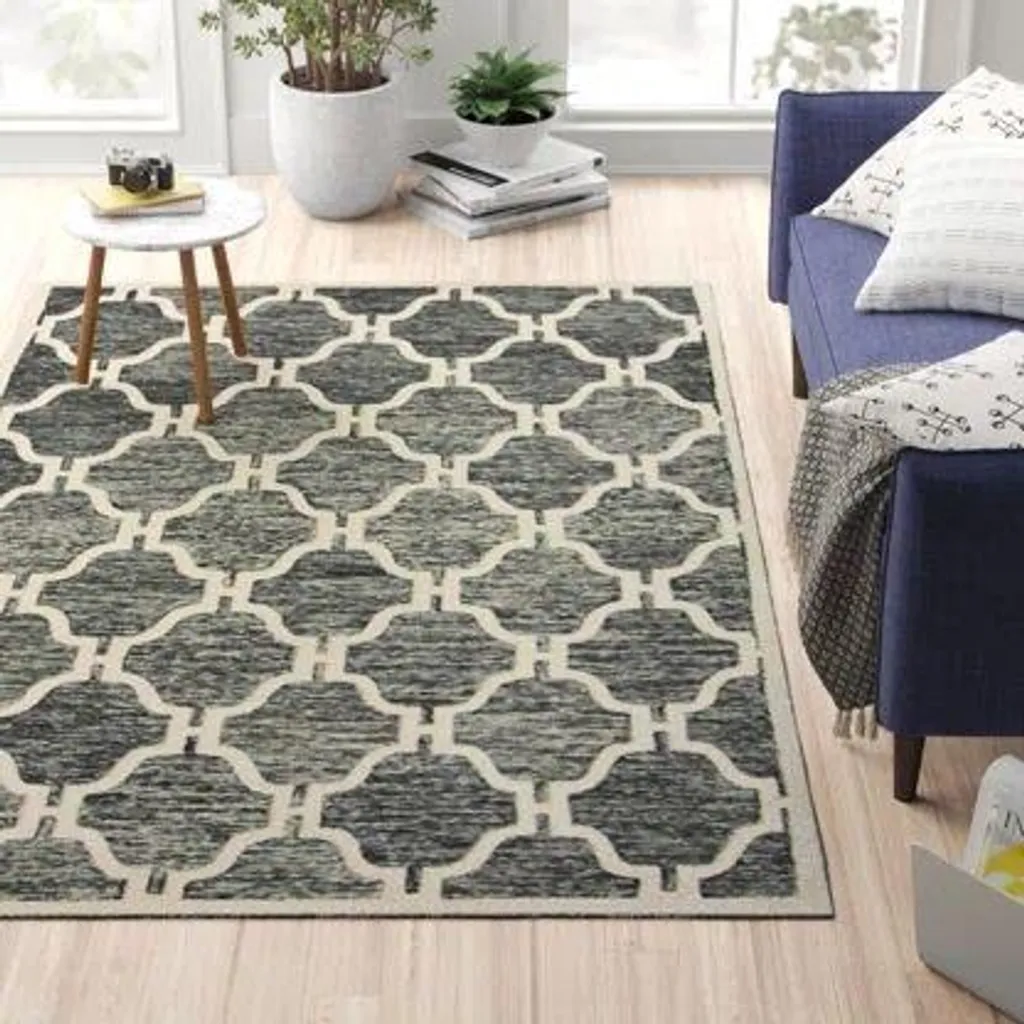 Tapis Shanghai gris 153x244 cm : la solution anti-taches et design
