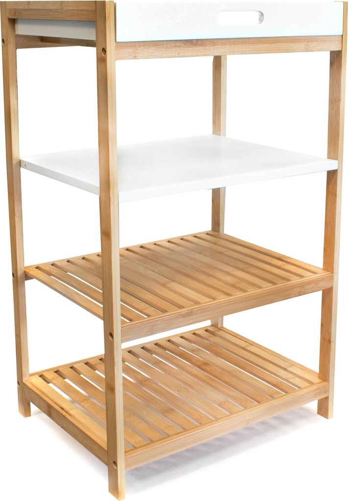 osoltus Badregal Tablett Regal Sonderborg aus Bambus und Produktbild 