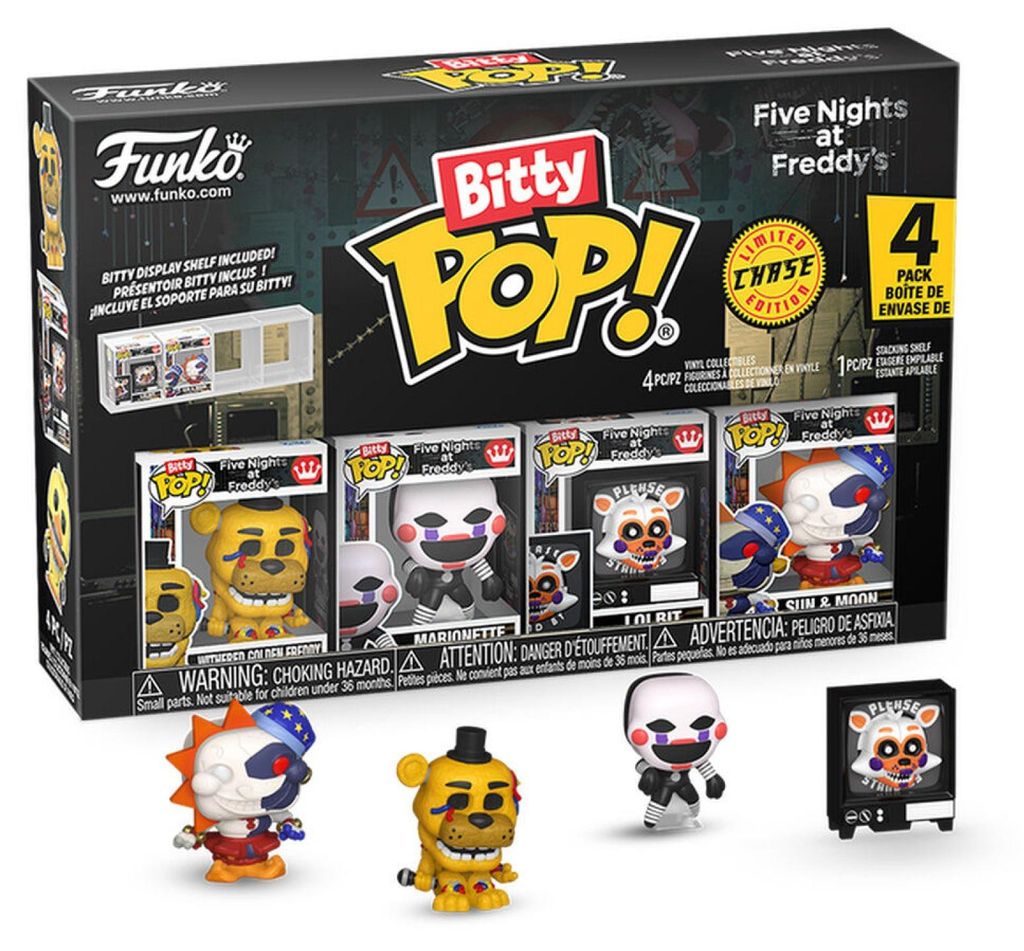 Blister de 4 figurines Bitty POP « Five Nights at Freddy's Image du produit 