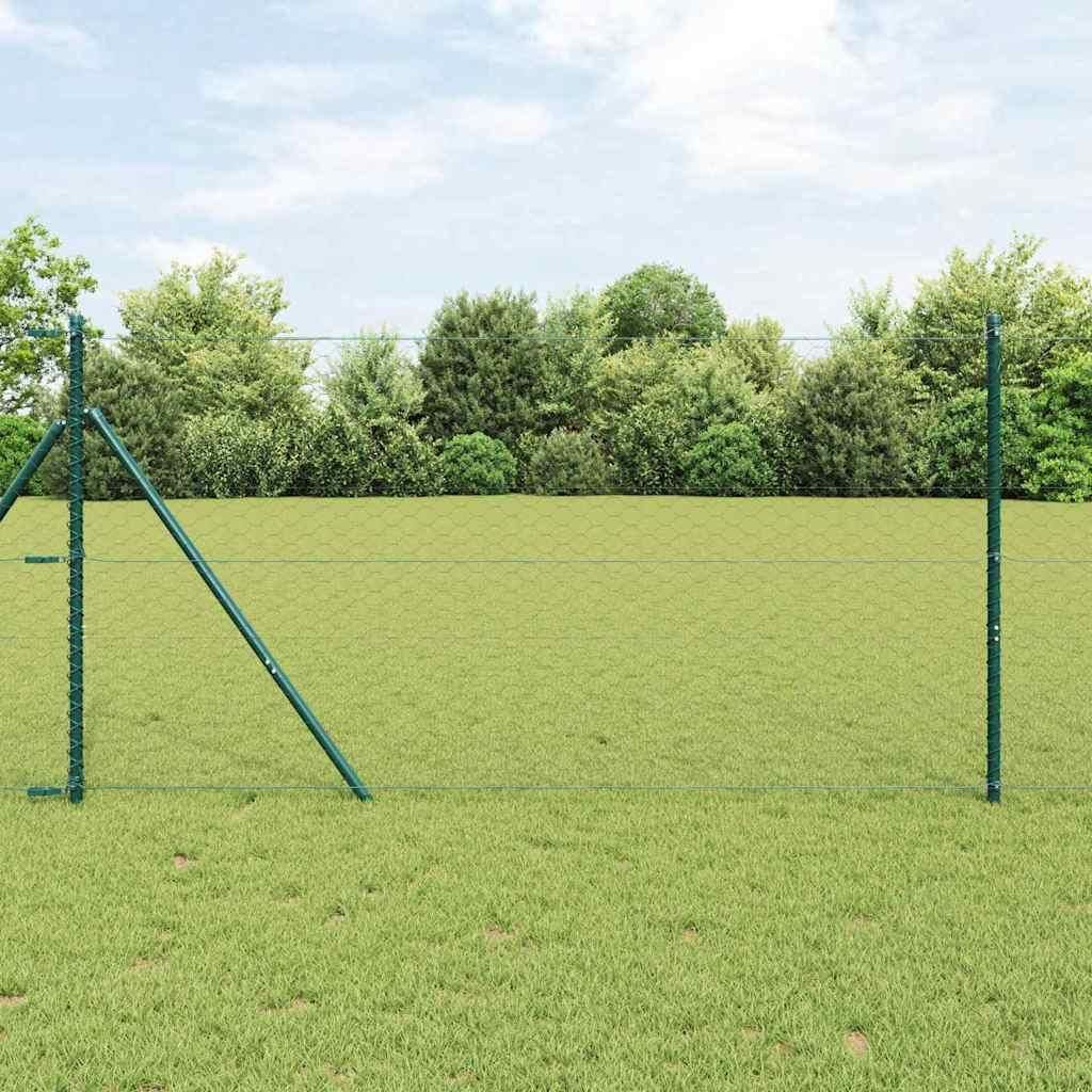 "2026 MODERNE"Zaunpfosten - elegantes Design - Sichtschutz/Windschutz fur Garten - Grau 100x1,2 m (50 mm Maschenweite) Stahl und PVC DE970593 - Met...