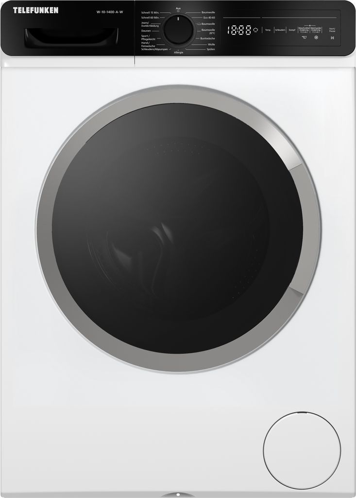 Telefunken Waschmaschine 10kg | 1400 U/Min. | Dampffunktion Produktbild