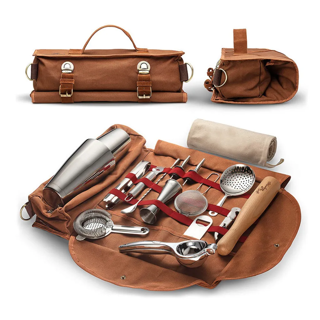 Sac de Barman Multifonction avec Compartiments Rembourrés pour Café - 6