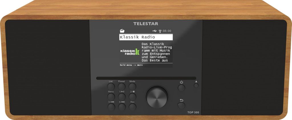 Telestar 5701300, Internet, Digital, DAB+, FM, 30 W, TFT, Produktbild 