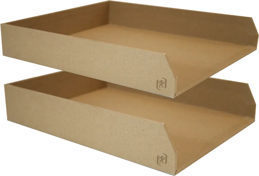 Corbeille à courrier Oxford Savana 400177865 en carton naturel DIN A4+