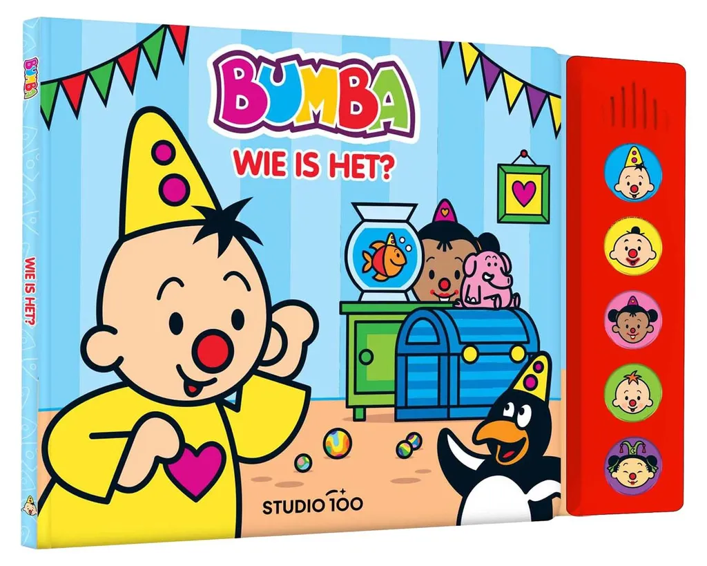 Livre à Puces Sonores Bumba Studio 100 avec Piles Incluses pour l'Éveil