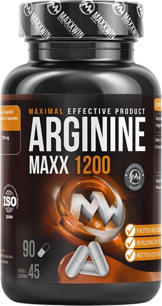Arginine MAXX 1200 L-Arginin Nahrungsergänzungsmittel 1200 Produktbild 