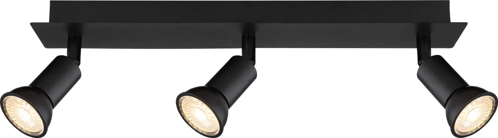 Luminaire Noir Compact GLOBO DREW - Solution Éclairage Gain de Place
