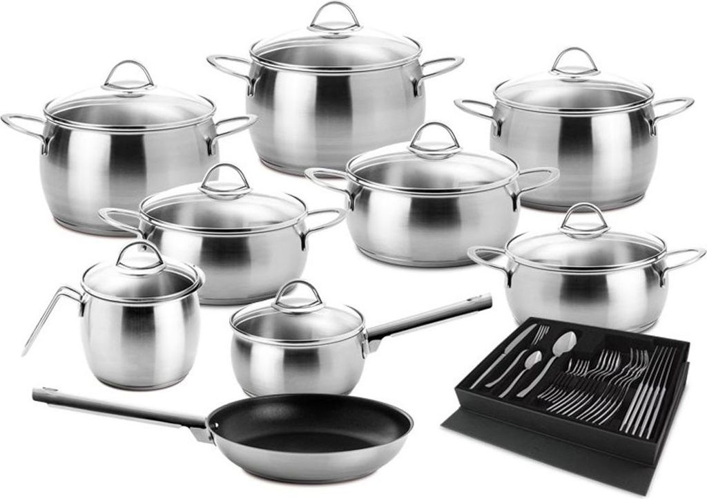 Silampos Oceanus Satin Glass 9-teiliges Küchenzubehör-Set