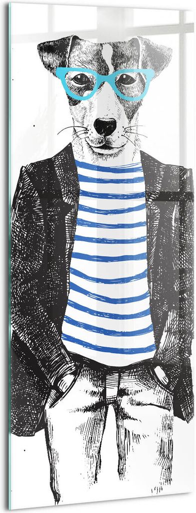 Designer Glasbild - Wandbild - Glas Bild - 50x125 cm - Ein Produktbild 