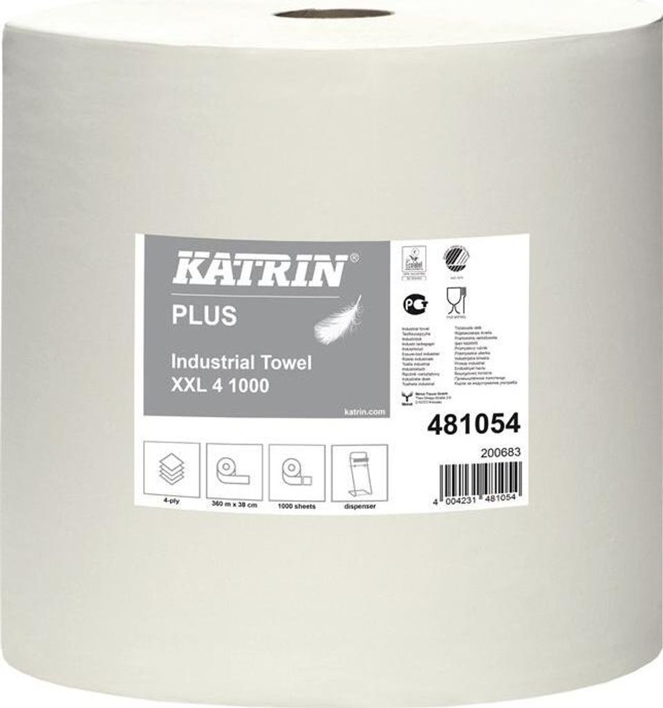 ELOS Putzpapier weiss 4-lagig 38x36cm 1000 Blatt