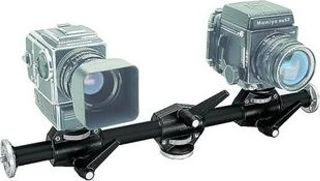 Manfrotto 131DDB Fixation Double Appareil pour Trépied Stable Noir