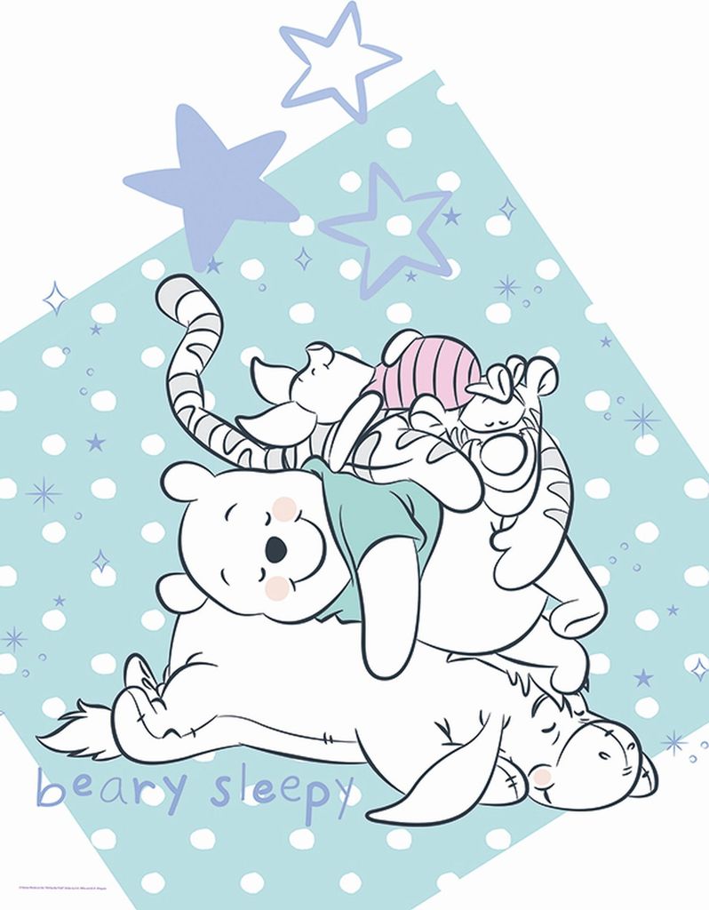 Disney Poster Polyurethander Bär Mintgrün - 610182 - 30 x Produktbild 