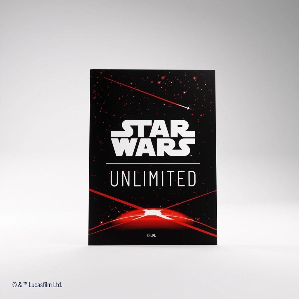 Star Wars Unlimited Premium Art Sleeves - Card Back Red (Einzelartikel)