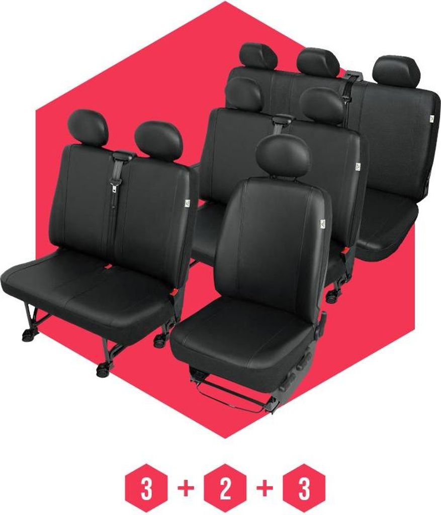 Sitzbezüge für Gaz Gazela (94-10) 8 Sitze SET Autositzbezüge Schonbezüge