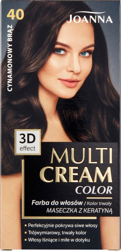 Joanna Haarfarbe Multi Cream 40 Cynamon Braun - Natürlicher Produktbild 