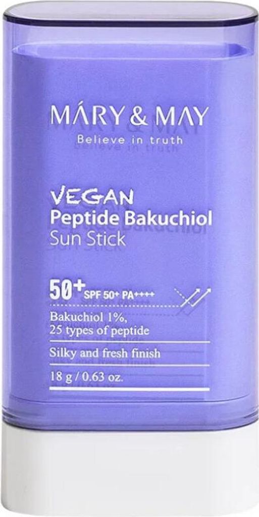 Mary&May - Vegan Peptide Bakuchiol Sun Stick SPF 50+ Produktbild 