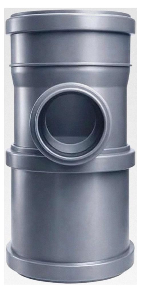 Regensammler DN 110 mit Abgang 50 – Regenwassersammler für Fallrohr mit Überlaufschutz