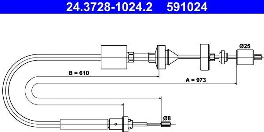 Câble de commande d'embrayage compatible OE 7700423684 Megane Scenic